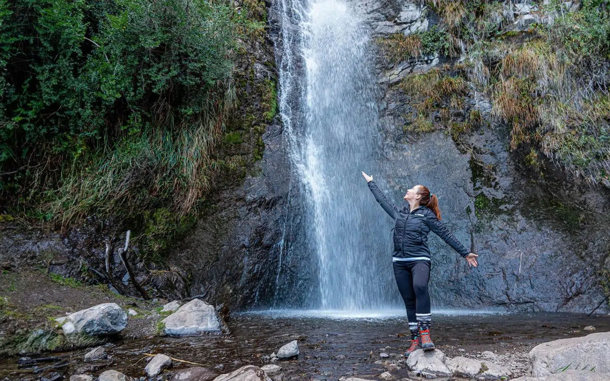 trekking cascada stgo